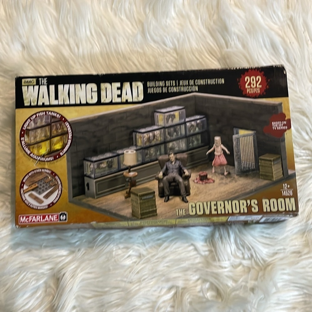 Walking Dead McFarlane Building Construction Set The Governors Room 2014